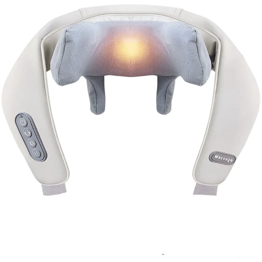 Neck and Back Massager, Electric Pillow to Relieve Pain and Tension From Neck Down