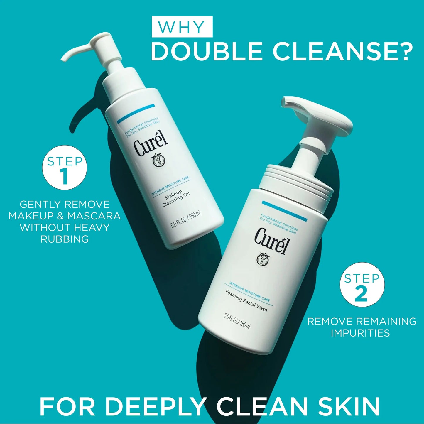 💧 Curel Makeup Cleansing Oil and Face Wash for Dry Sensitive Skin